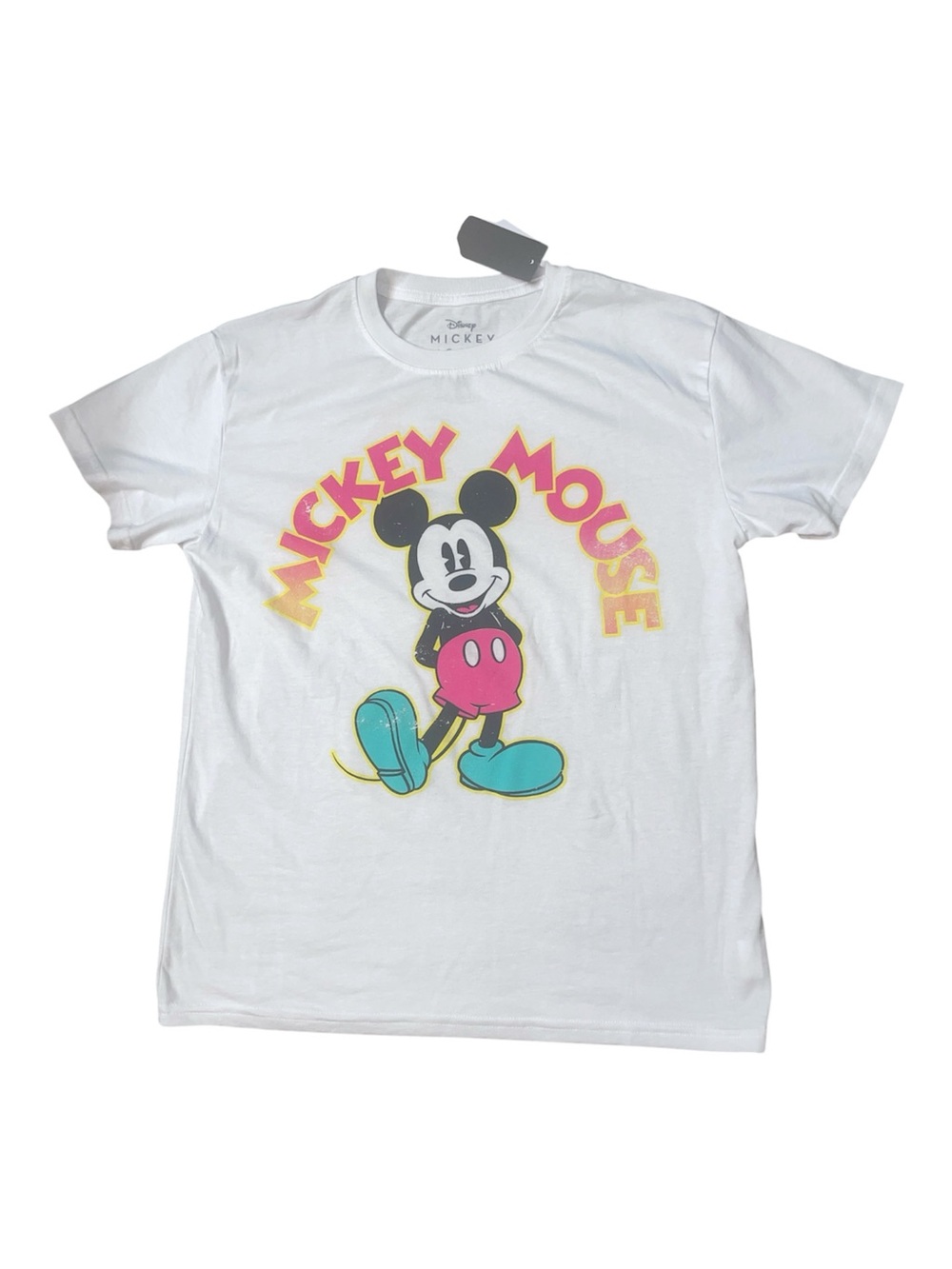 Disney Mickey Mouse White Graphic Tee